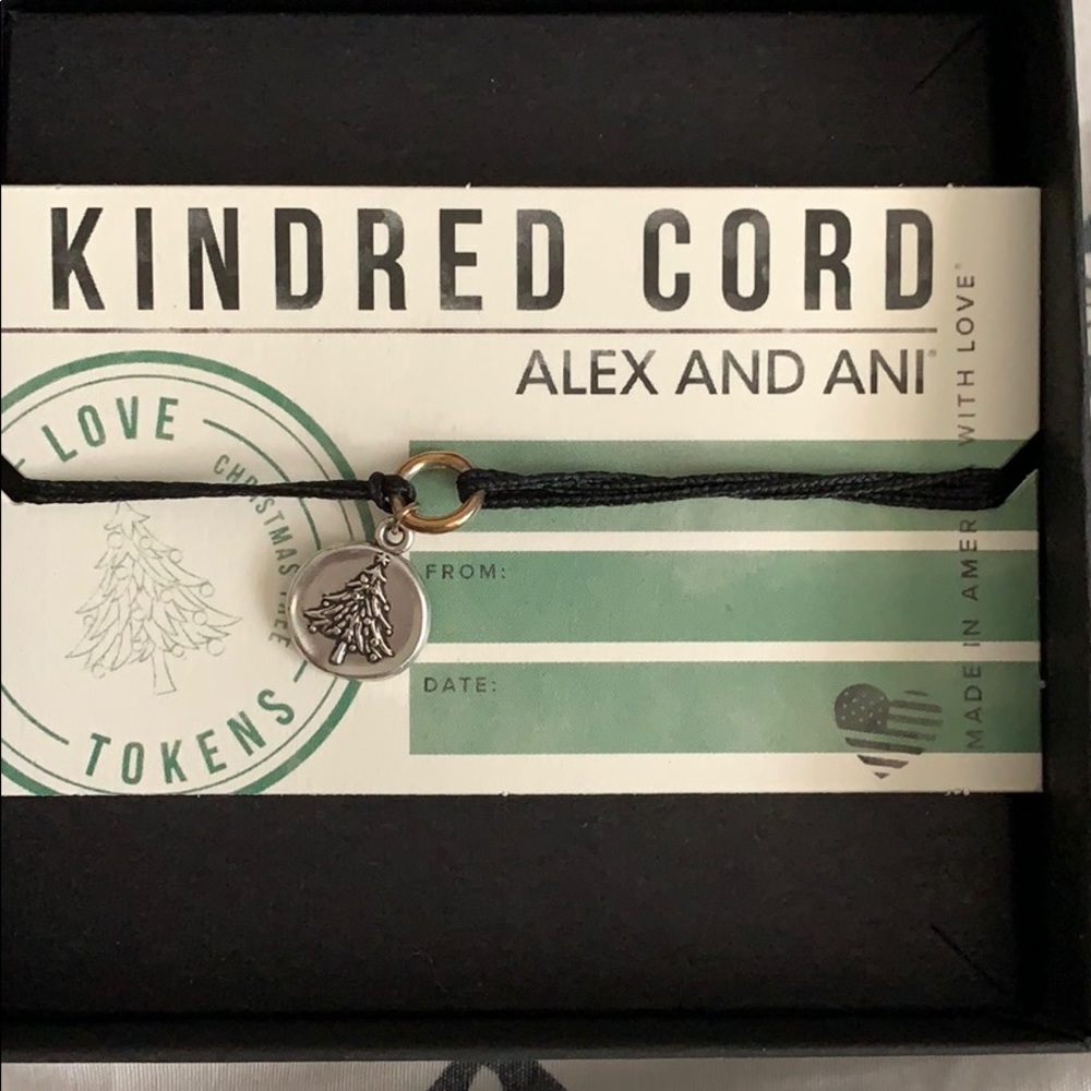 Alex and Ani Christmas tree bracelet